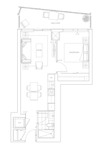 the well condos classic series II floor plan