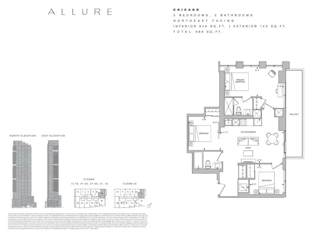 Allure Condos 3b floor plan